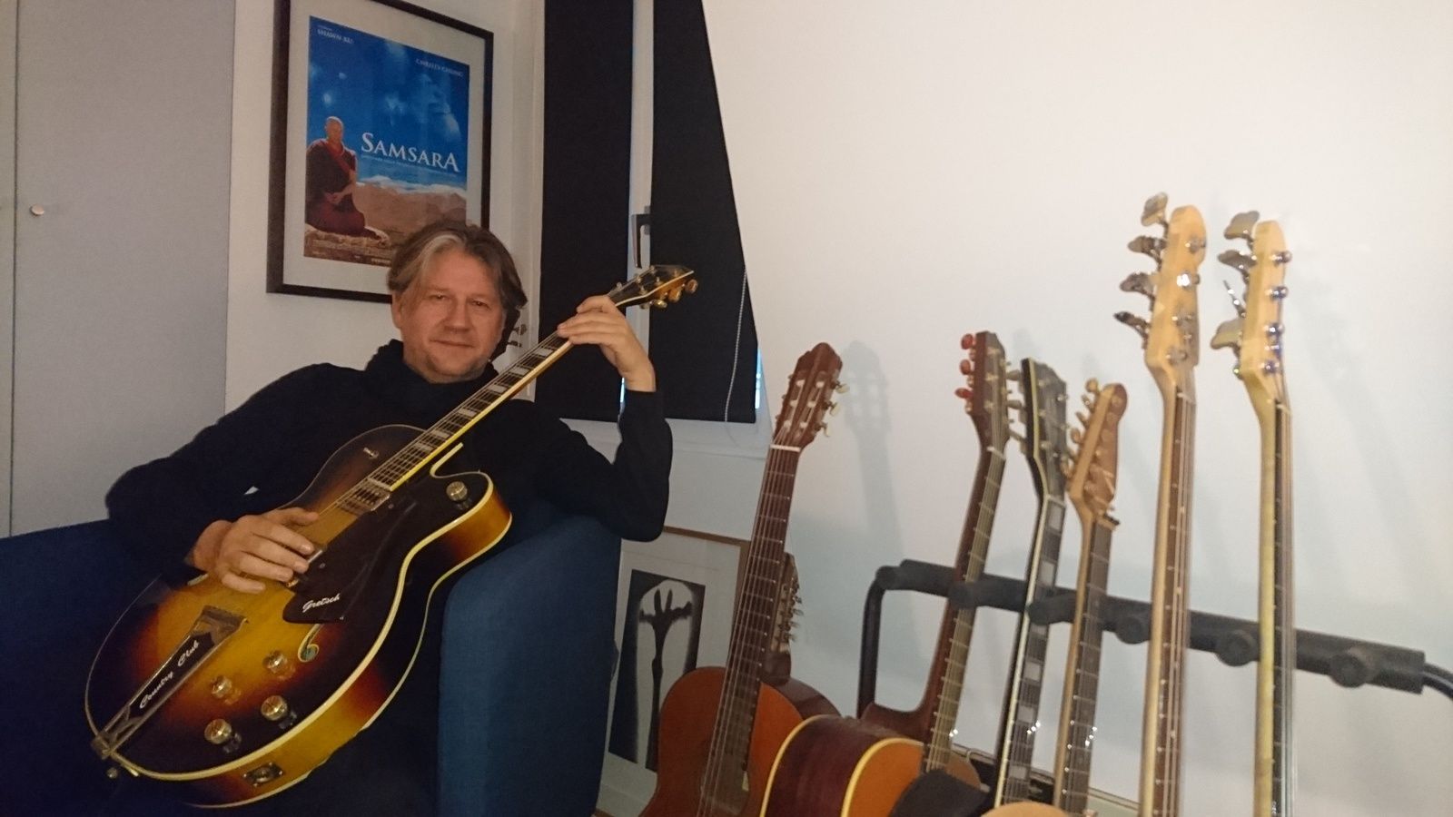 Cyril Morin dans son studio.